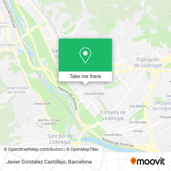 Javier Gonzalez Castillejo map