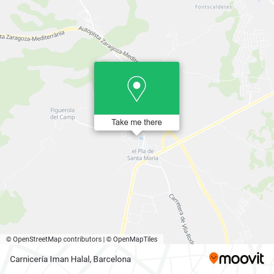 Carnicería Iman Halal map