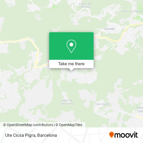 Ute Cicsa Pigra map