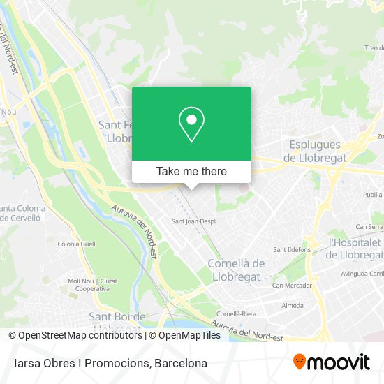 Iarsa Obres I Promocions map
