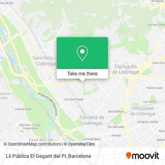 Lli Pública El Gegant del Pí map