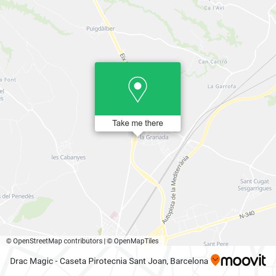 Drac Magic - Caseta Pirotecnia Sant Joan map