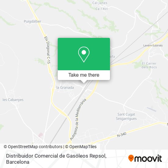 Distribuidor Comercial de Gasóleos Repsol map