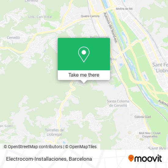 Electrocom-Installaciones map