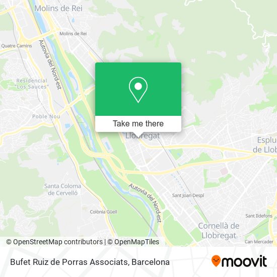 Bufet Ruiz de Porras Associats map