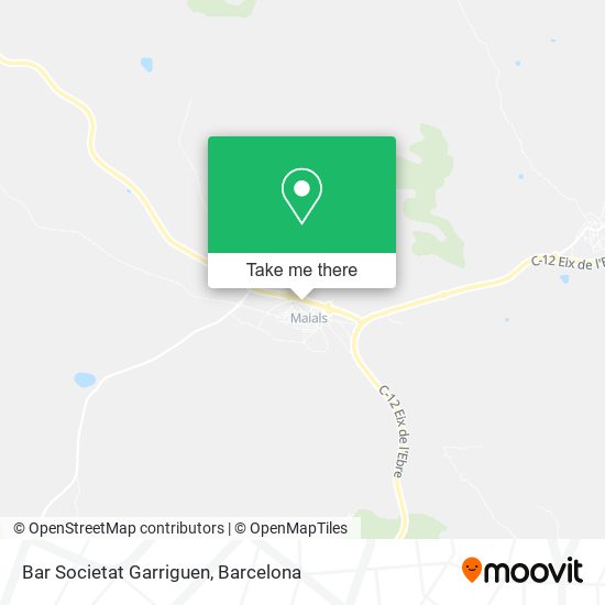 Bar Societat Garriguen map