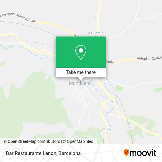 Bar Restaurante Lenon map