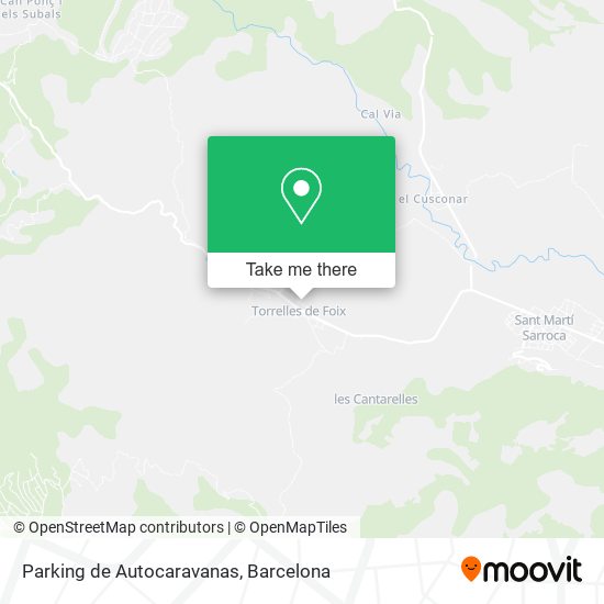 Parking de Autocaravanas map