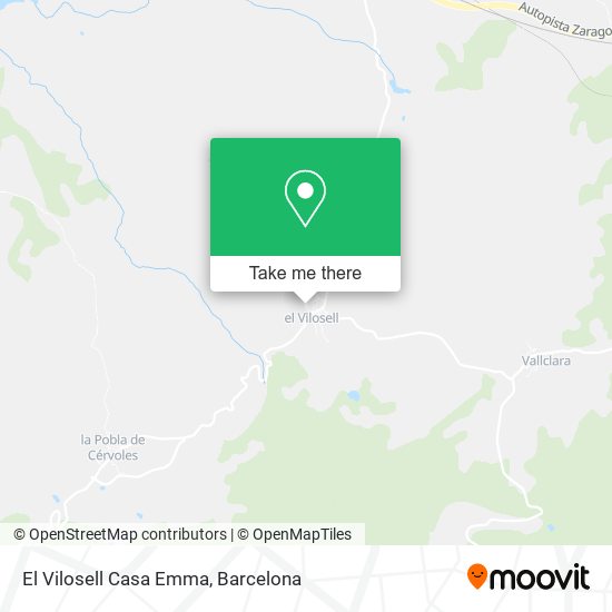 El Vilosell Casa Emma map