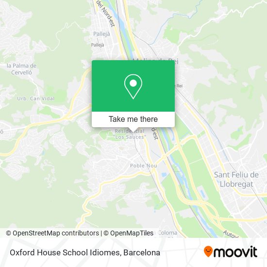Oxford House School Idiomes map