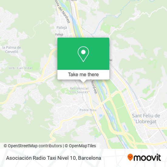 Asociación Radio Taxi Nivel 10 map