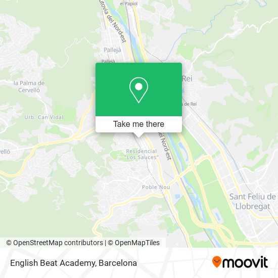 English Beat Academy map