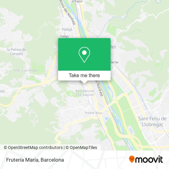 Frutería María map