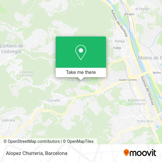 Alopez Churrería map