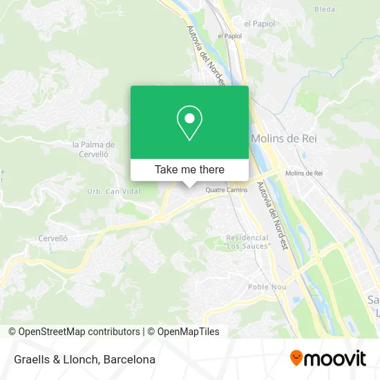 Graells & Llonch map