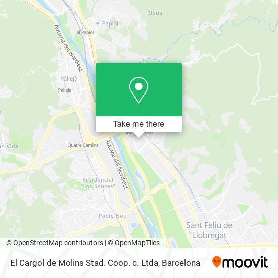 El Cargol de Molins Stad. Coop. c. Ltda map
