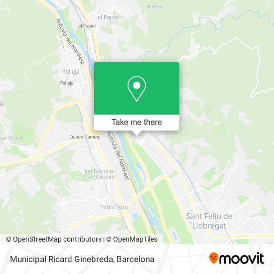 Municipal Ricard Ginebreda map