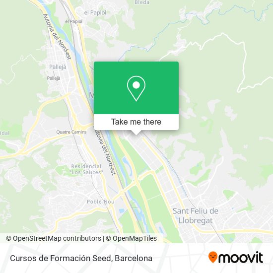 Cursos de Formación Seed map