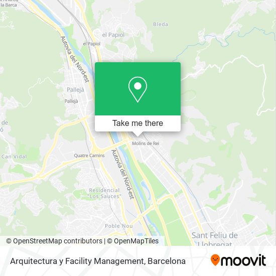 Arquitectura y Facility Management map