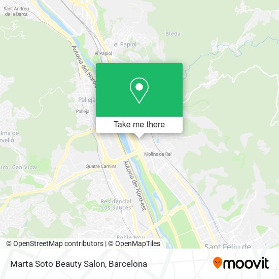 mapa Marta Soto Beauty Salon