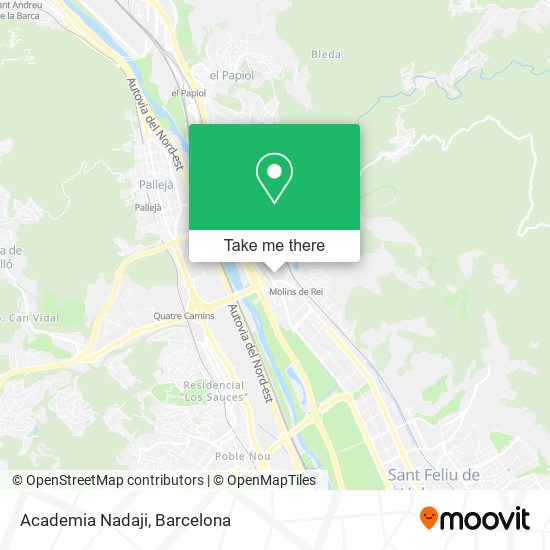 mapa Academia Nadaji