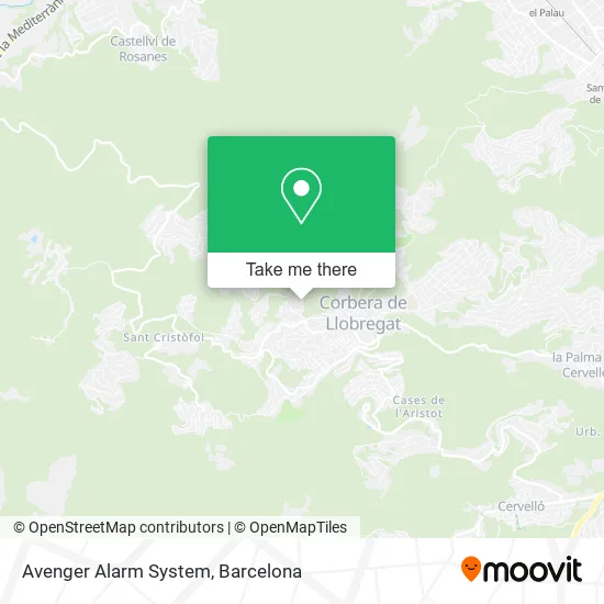 Avenger Alarm System map