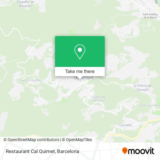 Restaurant Cal Quimet map
