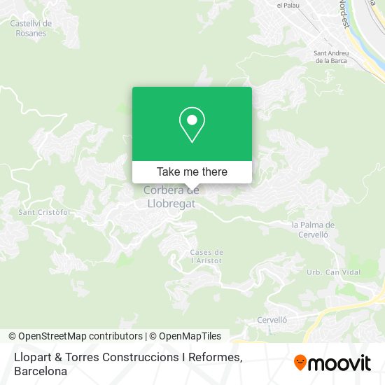Llopart & Torres Construccions I Reformes map