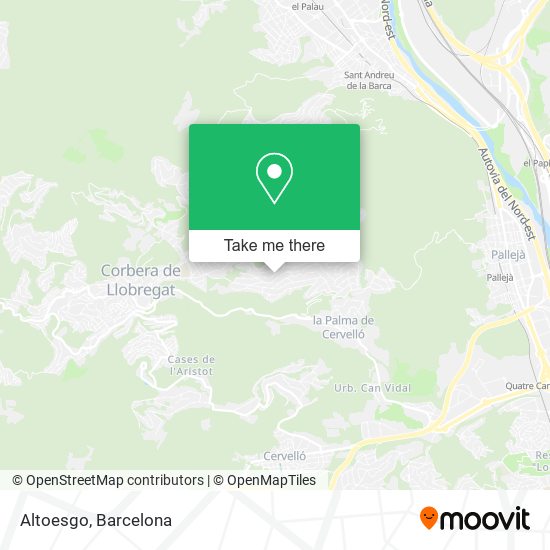 Altoesgo map