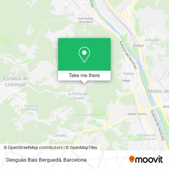 Desguàs Baix Berguedà map
