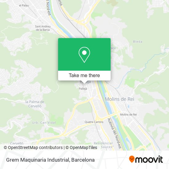 Grem Maquinaria Industrial map