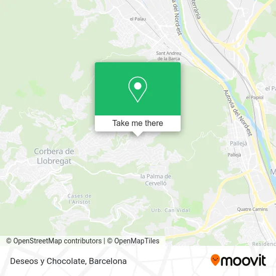 Deseos y Chocolate map