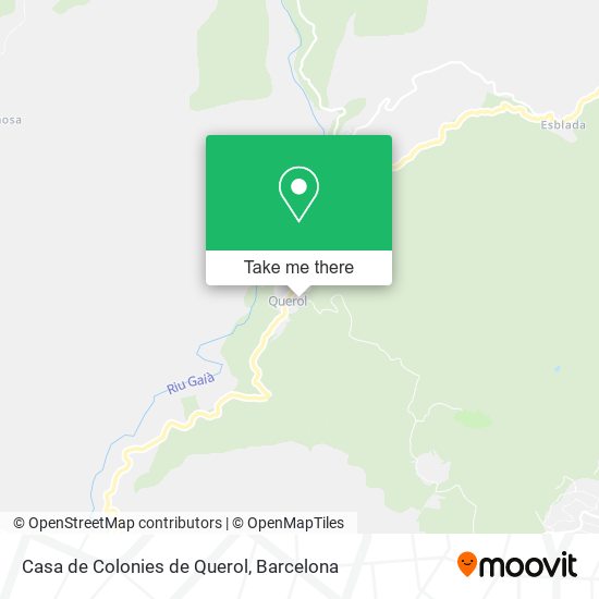 Casa de Colonies de Querol map