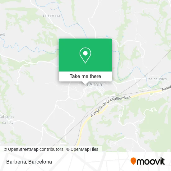 Barbería map
