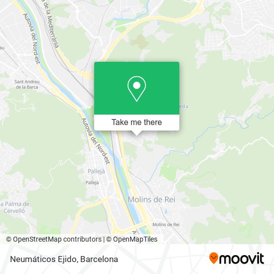Neumáticos Ejido map