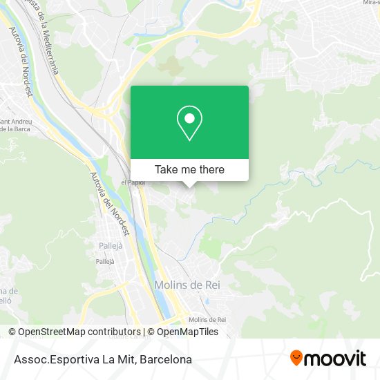 Assoc.Esportiva La Mit map
