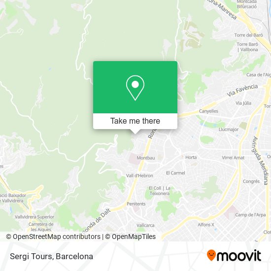 mapa Sergi Tours