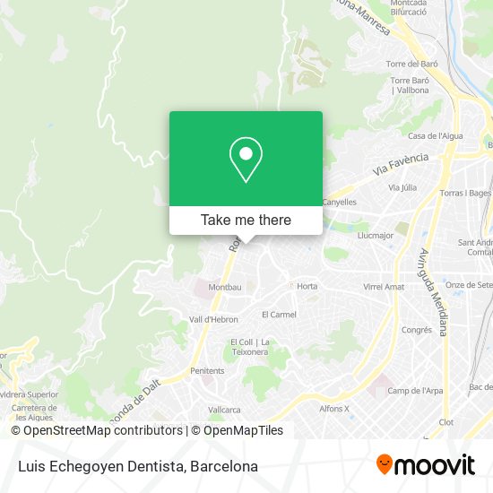 Luis Echegoyen Dentista map