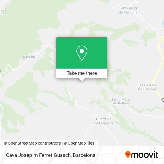 Cava Josep m Ferret Guasch map