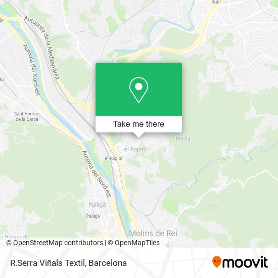 R.Serra Viñals Textil map