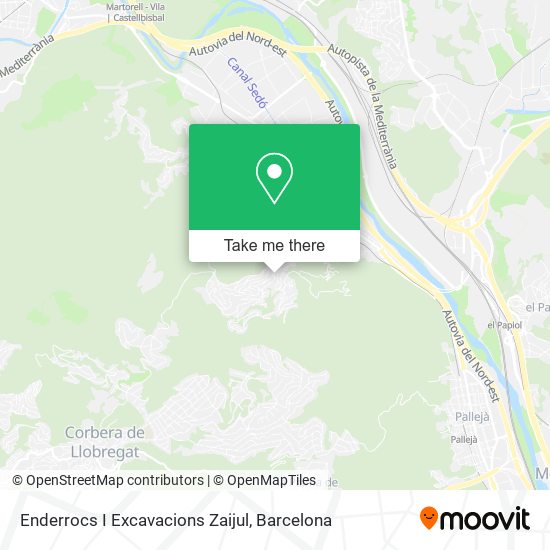 Enderrocs I Excavacions Zaijul map