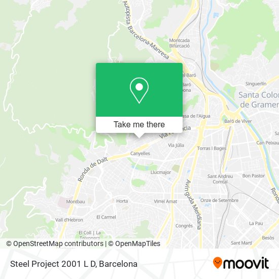 Steel Project 2001 L D map
