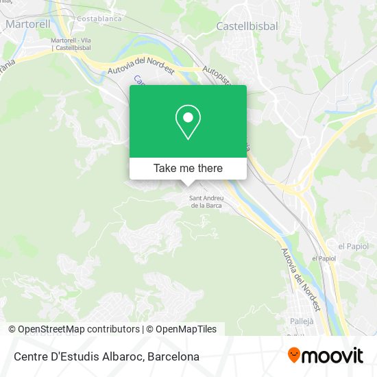 Centre D'Estudis Albaroc map