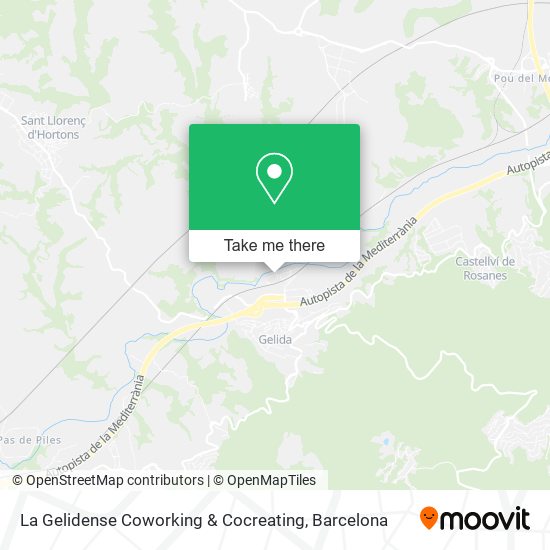 La Gelidense Coworking & Cocreating map