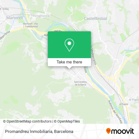 Promandreu Inmobiliaria map