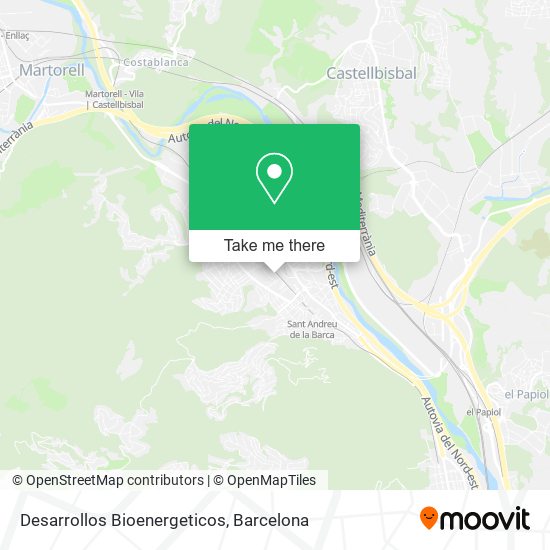 Desarrollos Bioenergeticos map