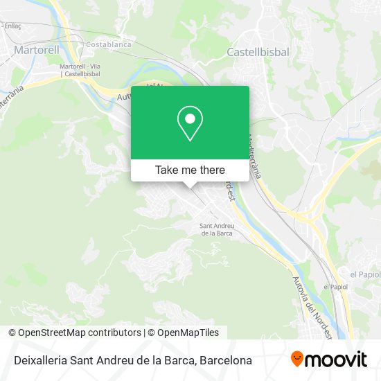 Deixalleria Sant Andreu de la Barca map