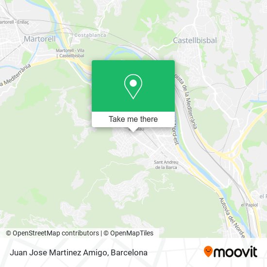 Juan Jose Martinez Amigo map