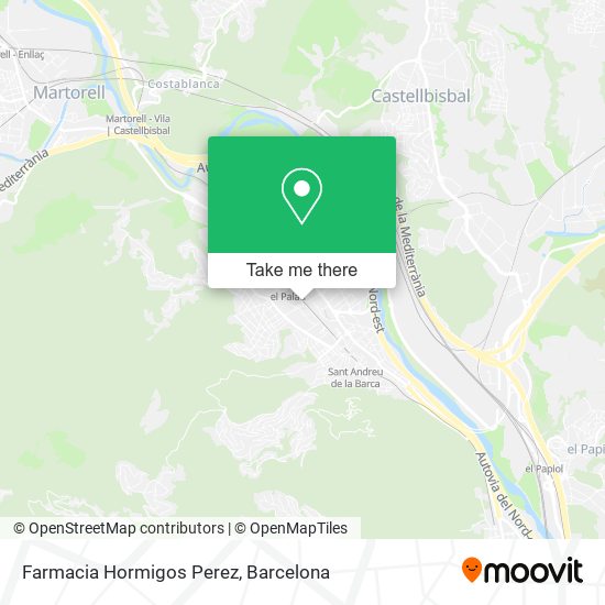 Farmacia Hormigos Perez map