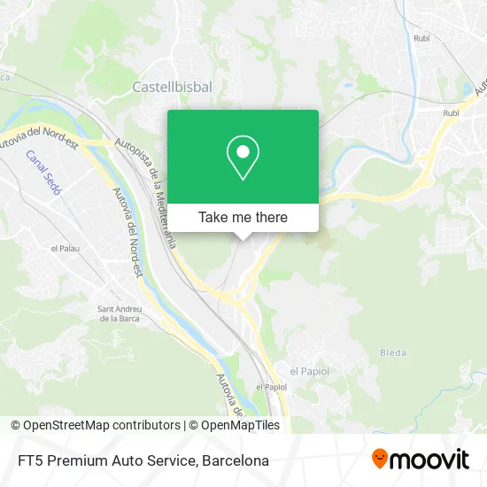FT5 Premium Auto Service map